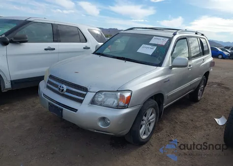 2007 Toyota Highlander Hybrid Limited V6 из США, поврежденный, VIN JTEEW21A670047059